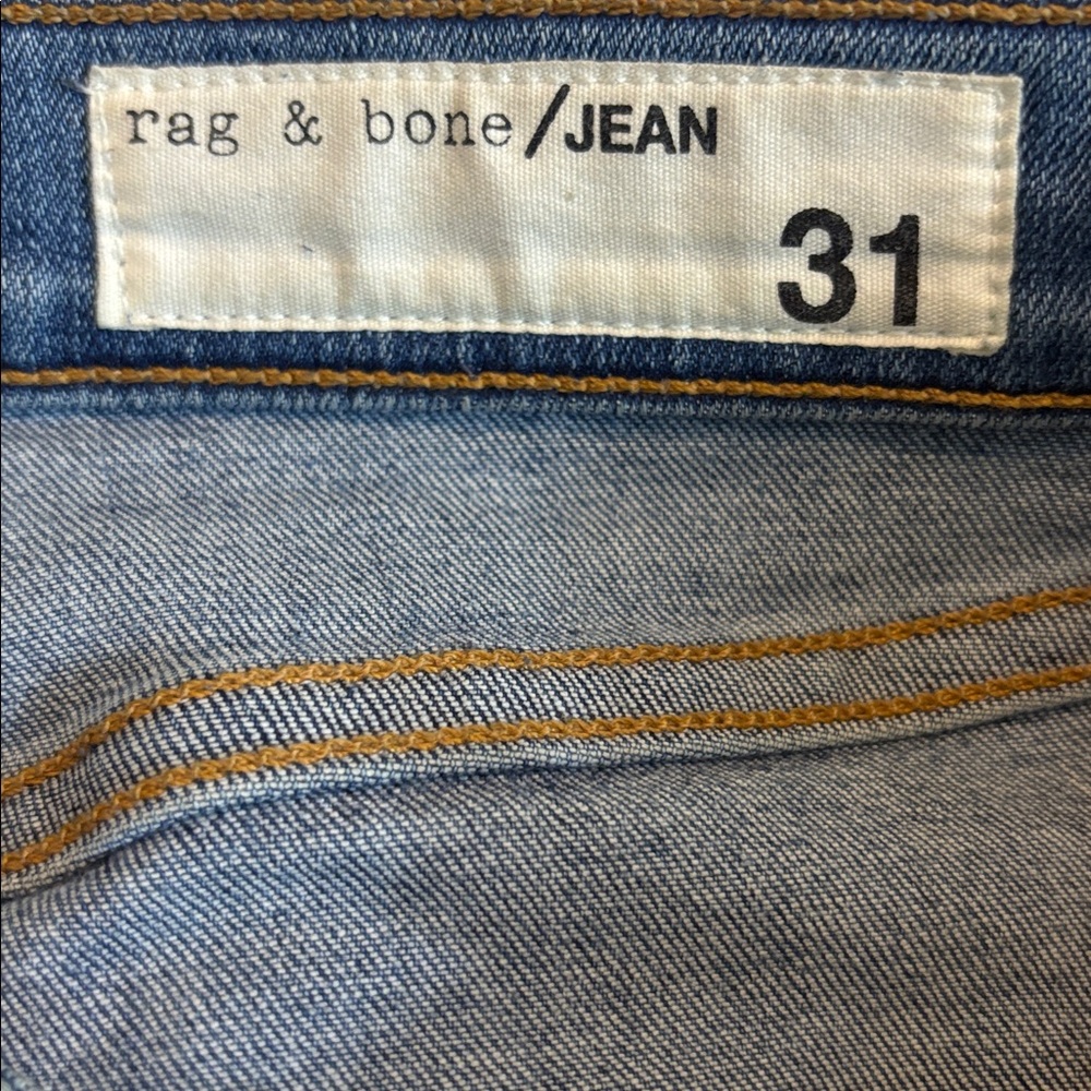 RAG & BONE | denim blue jeans 31 high rise ankle skinny - Picture 4 of 5